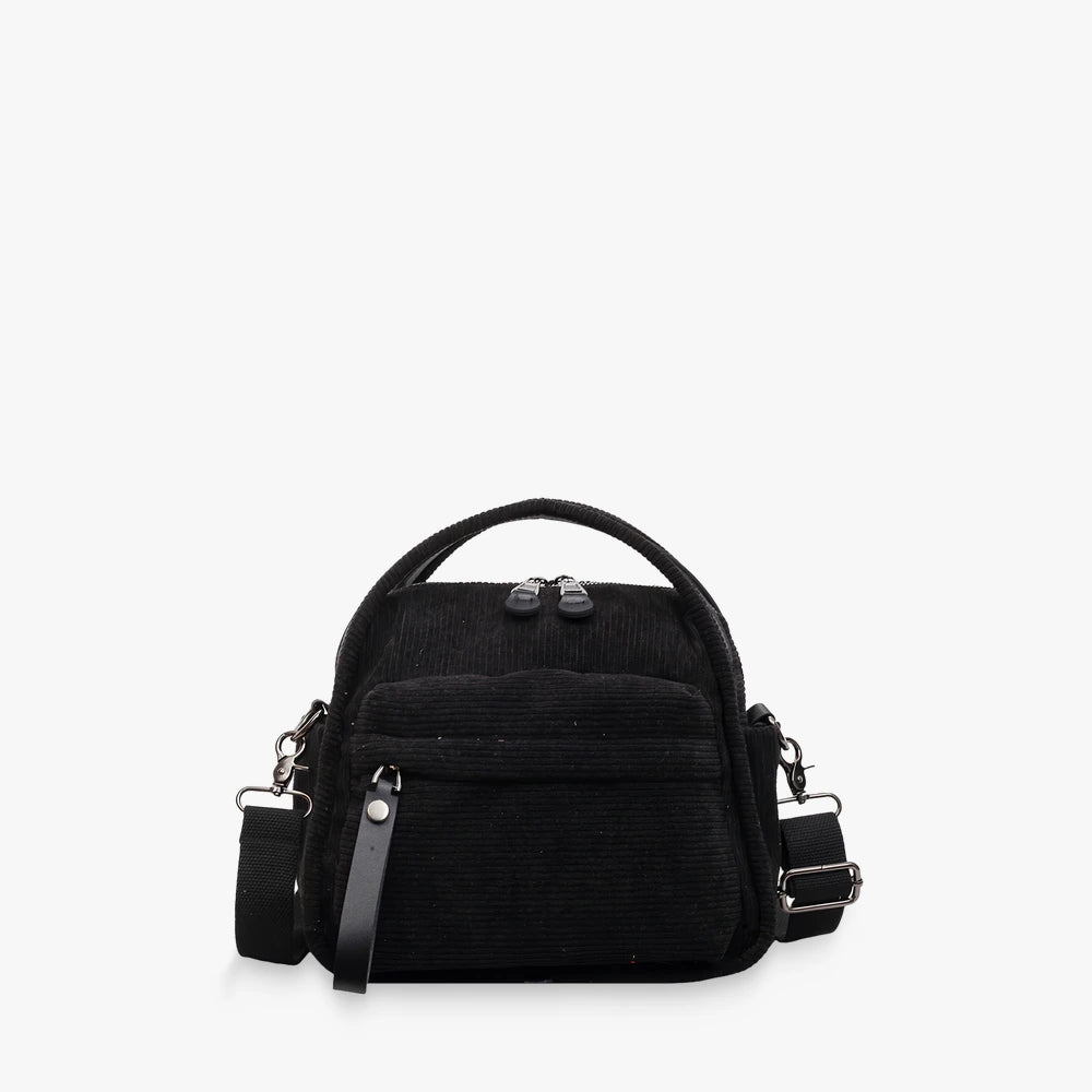 Sac bandoulière Poyu - Velours côtelé