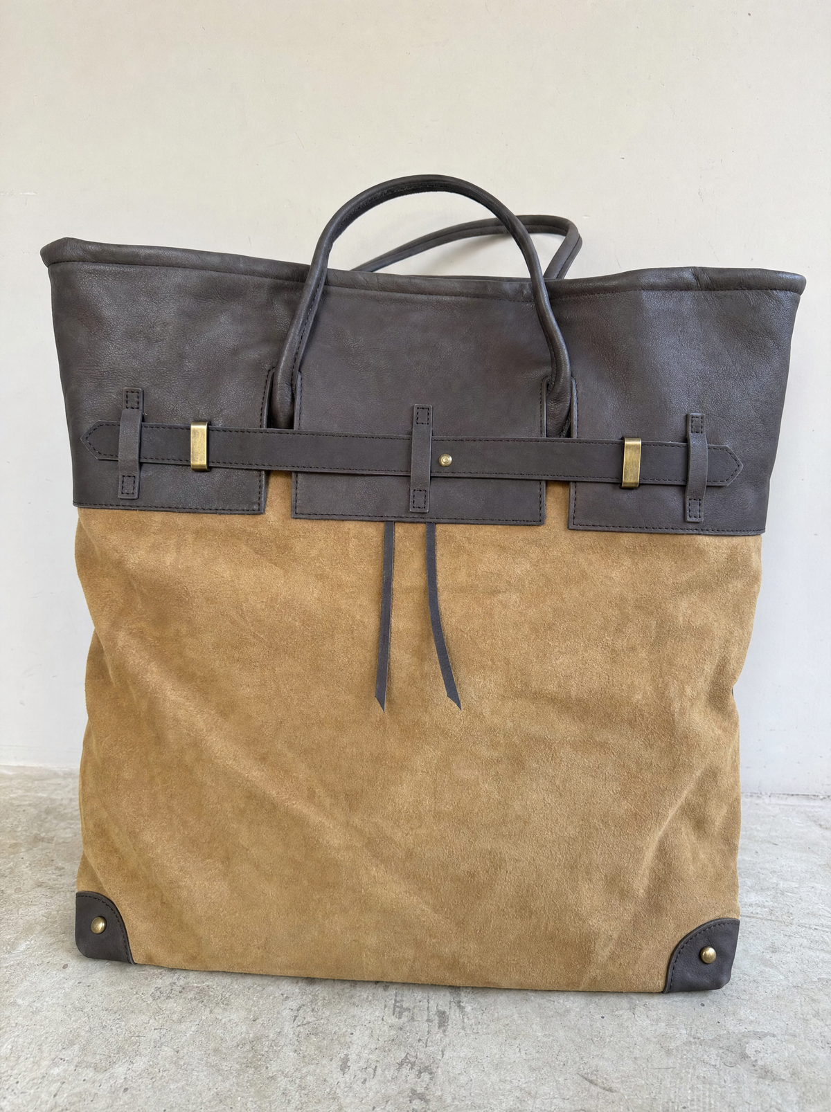 Sac cabas Lupo en daim