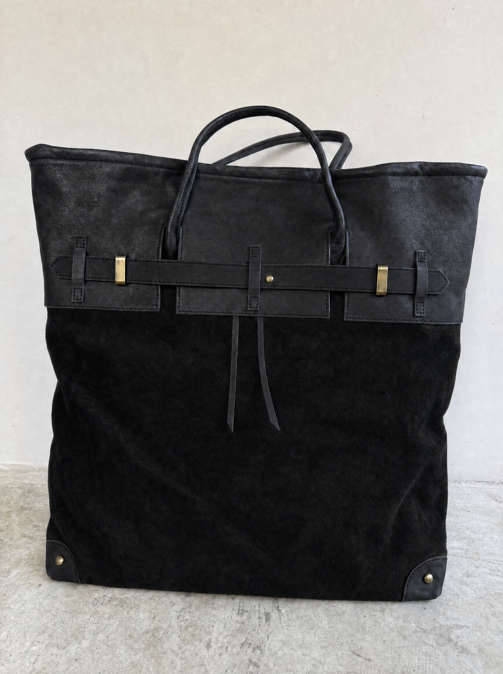 Sac cabas Lupo en daim