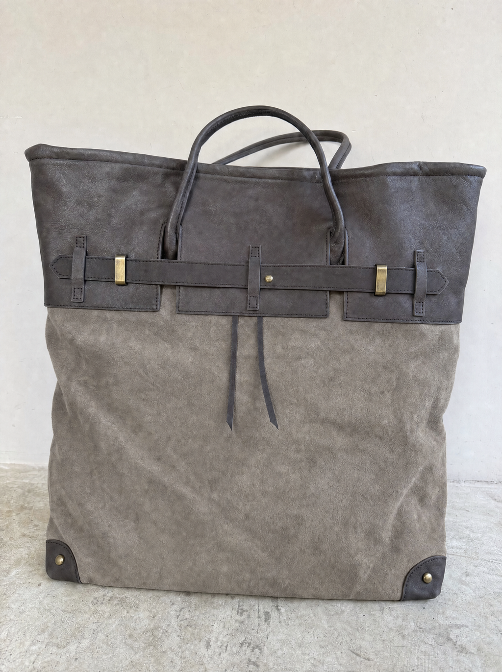 Sac cabas Lupo en daim