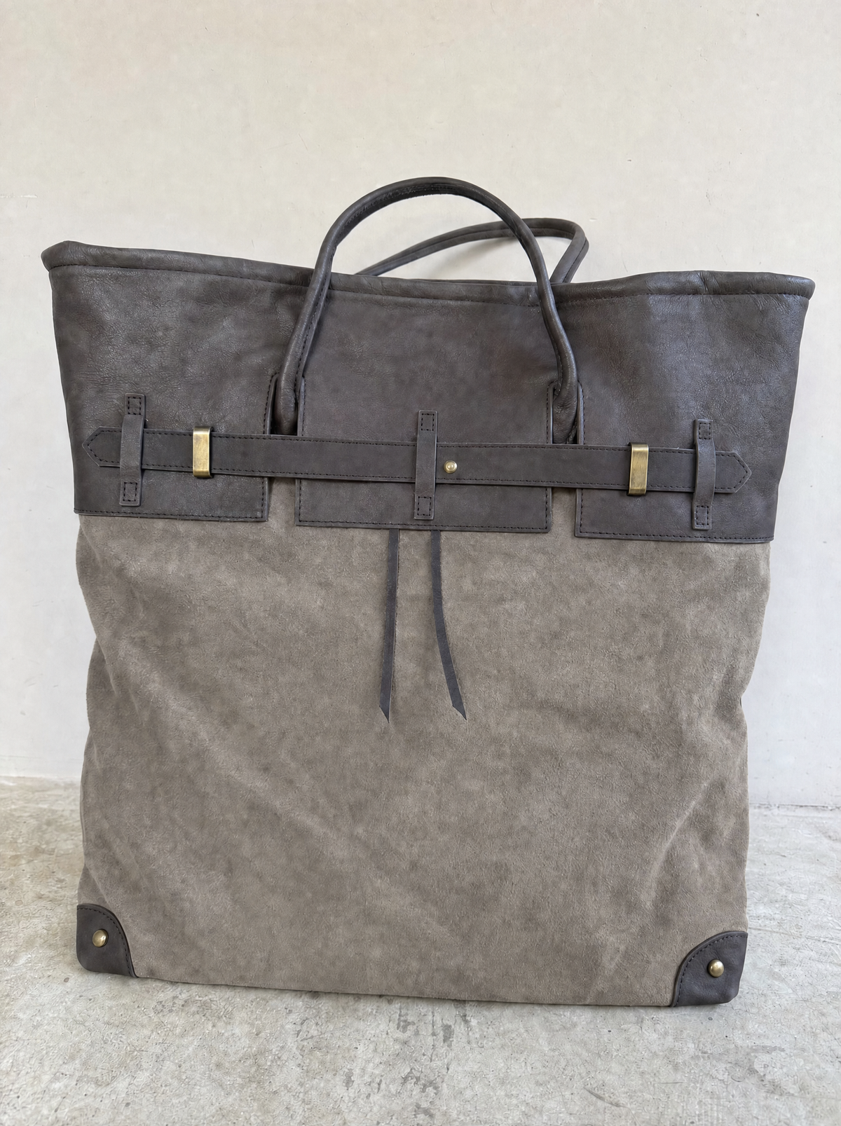 Sac cabas Lupo en daim