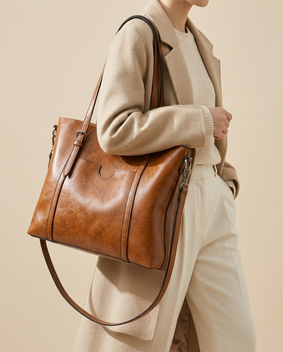 Sac cabas toko en cuir