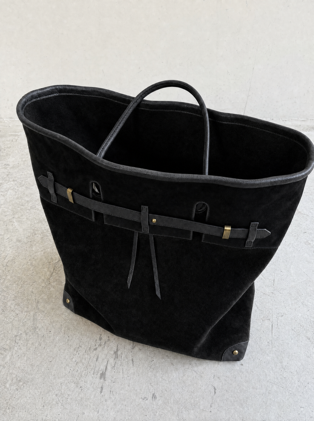 Sac cabas Lupo en daim