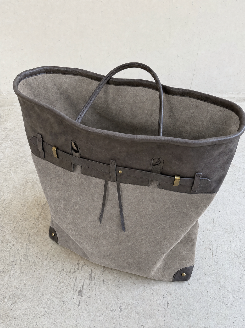 Sac cabas Lupo en daim