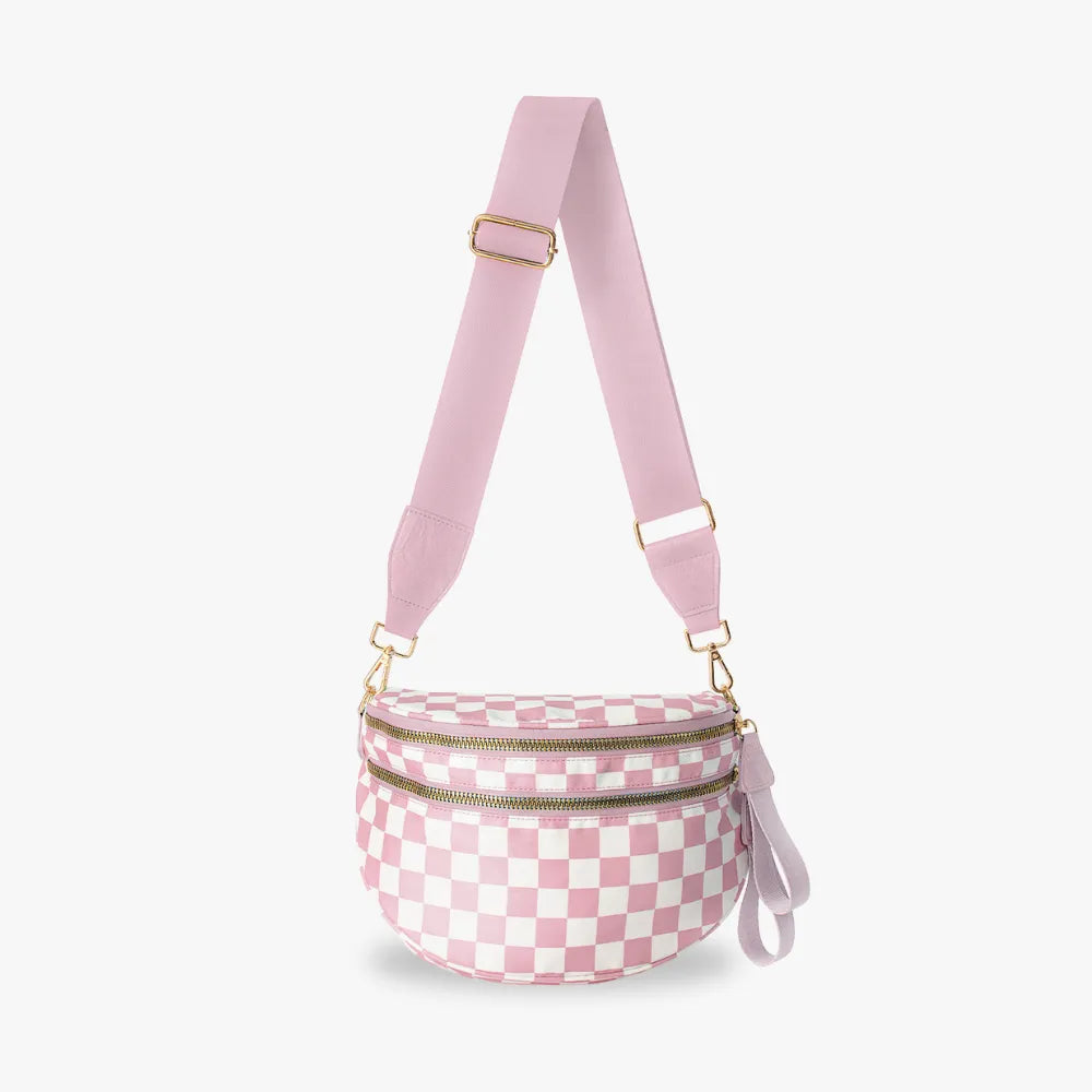 Coloris carreaux rose clair