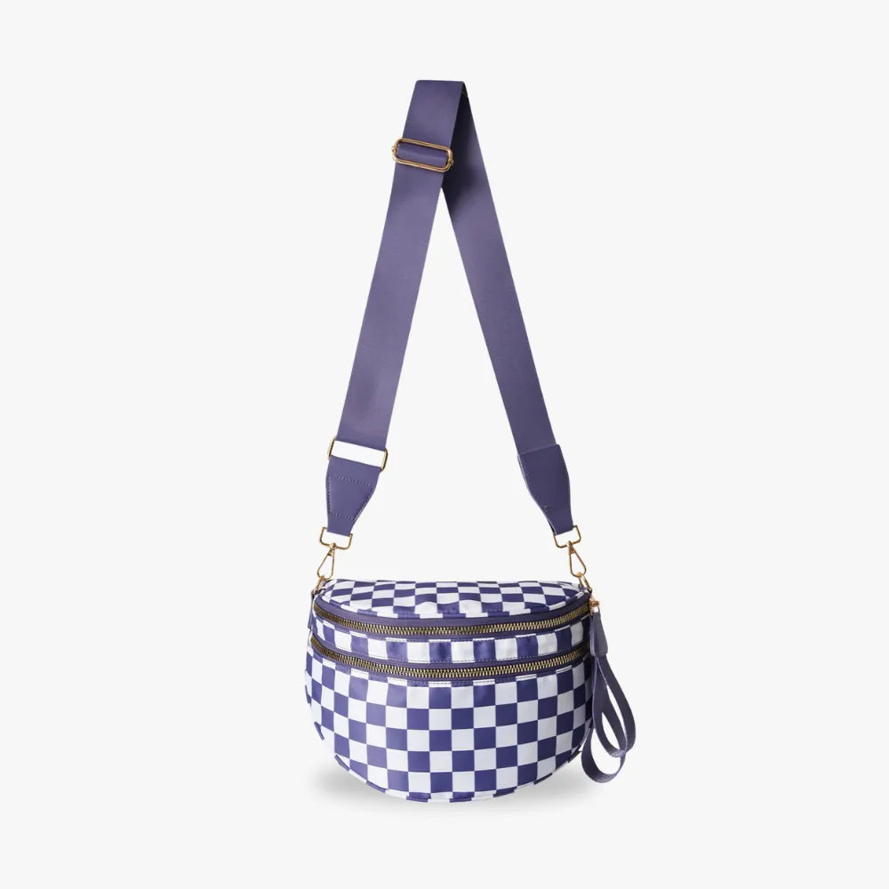 Coloris carreaux violet