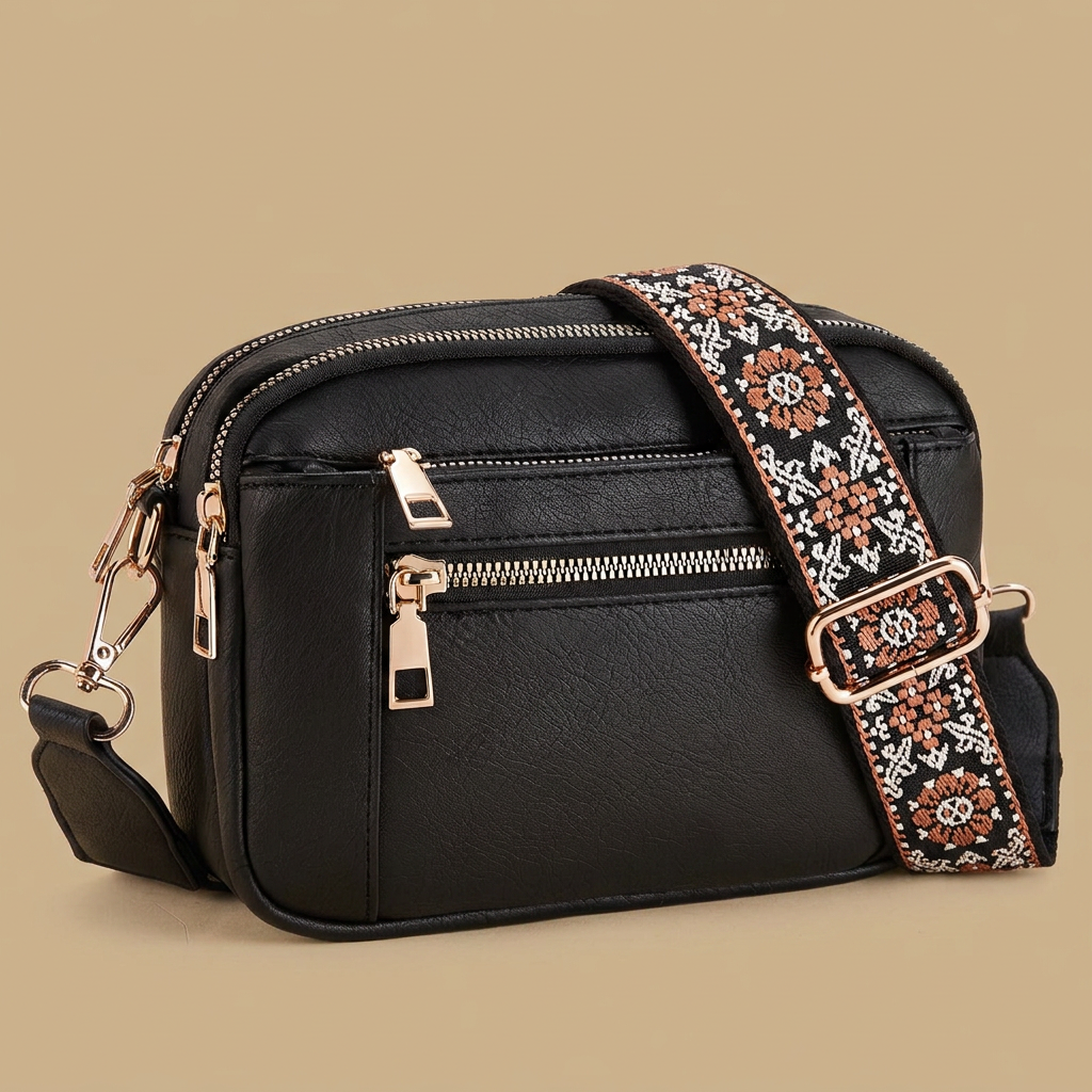 Sac bandoulière Rila brodé