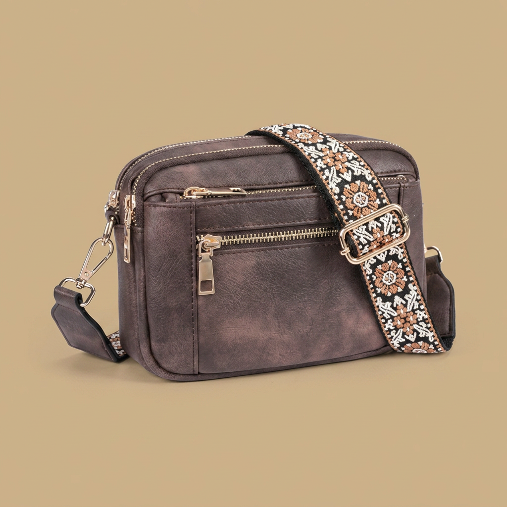 Sac bandoulière Rila brodé