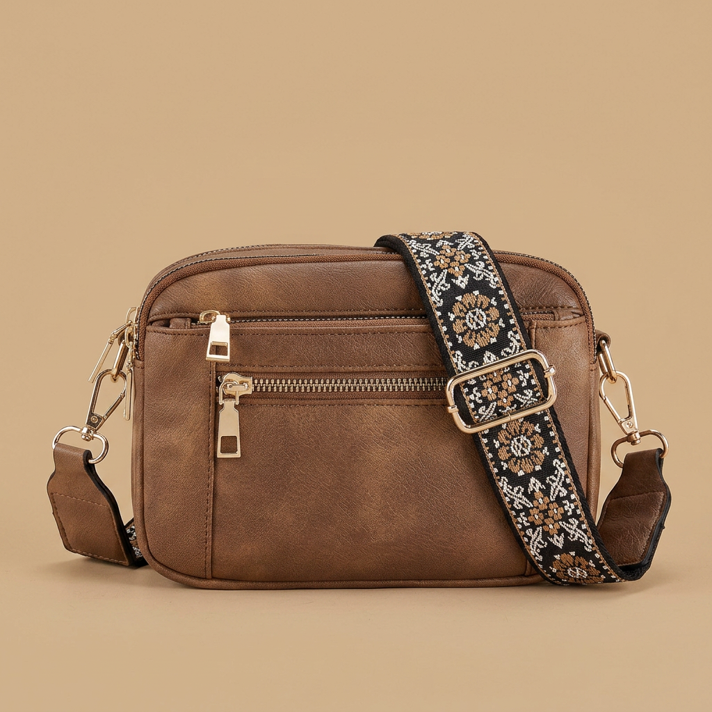 Sac bandoulière Rila brodé