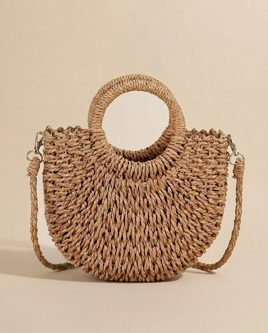 Sac bandouliere roso tresse en paille