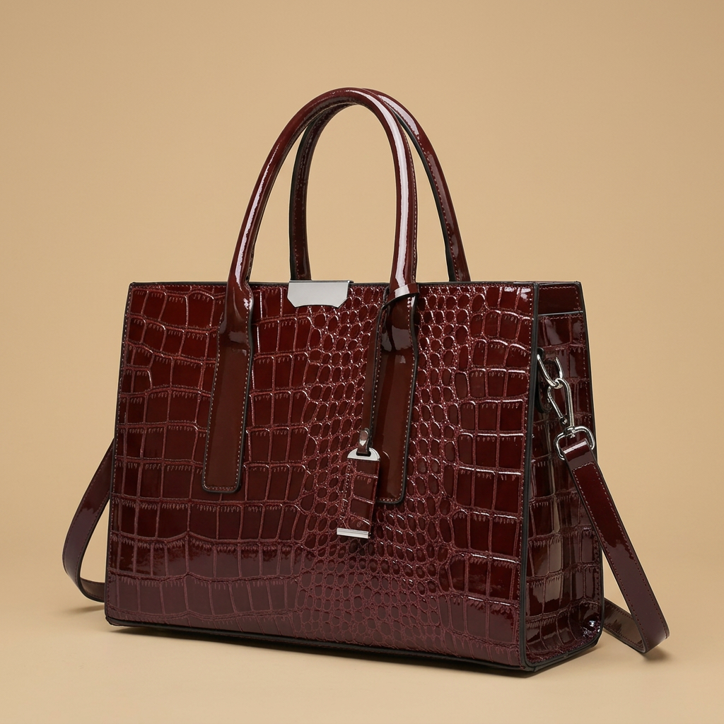 Sac cabas Benu effet croco