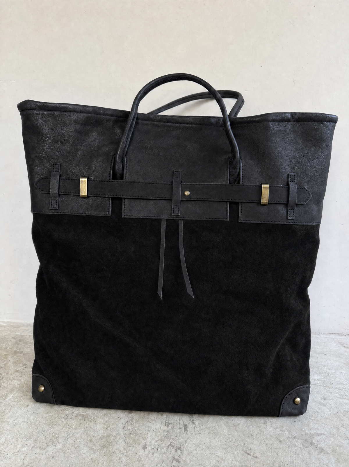 Sac cabas Lupo en daim