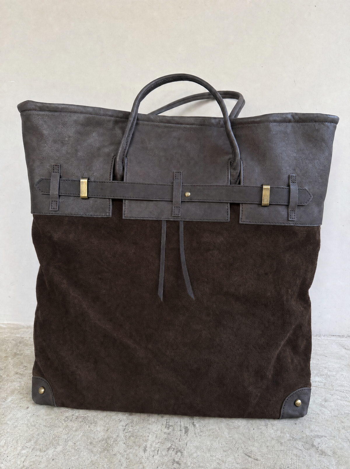 Sac cabas Lupo en daim