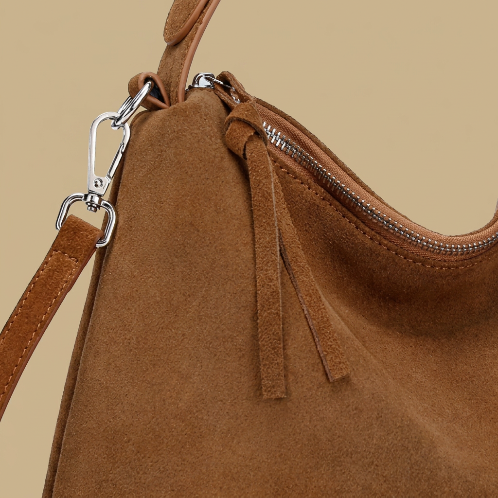 Sac cabas Mome en daim