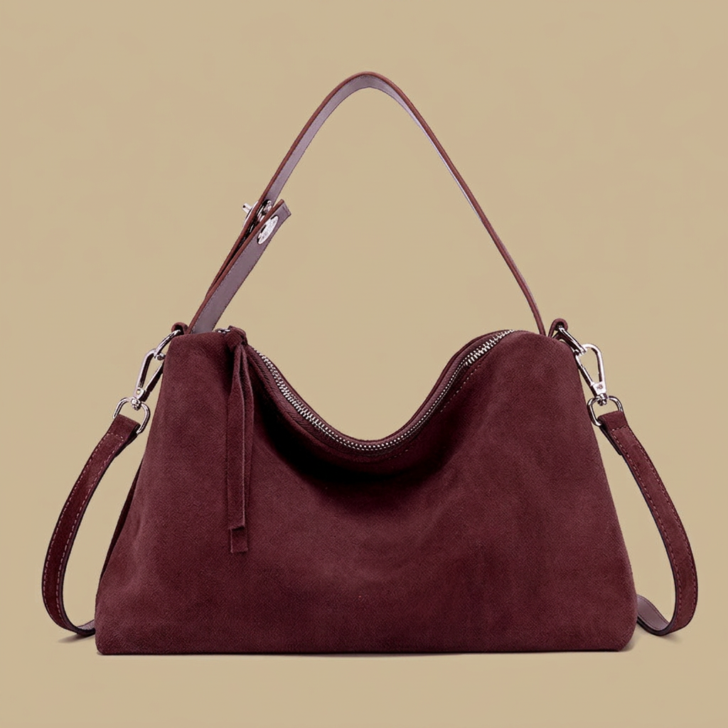 Sac cabas Mome en daim