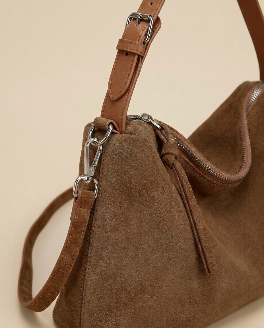 Sac cabas mome en daim