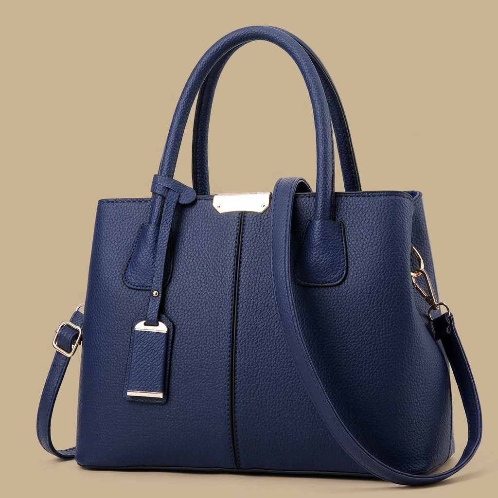 Sac cabas Nasa grainé en cuir