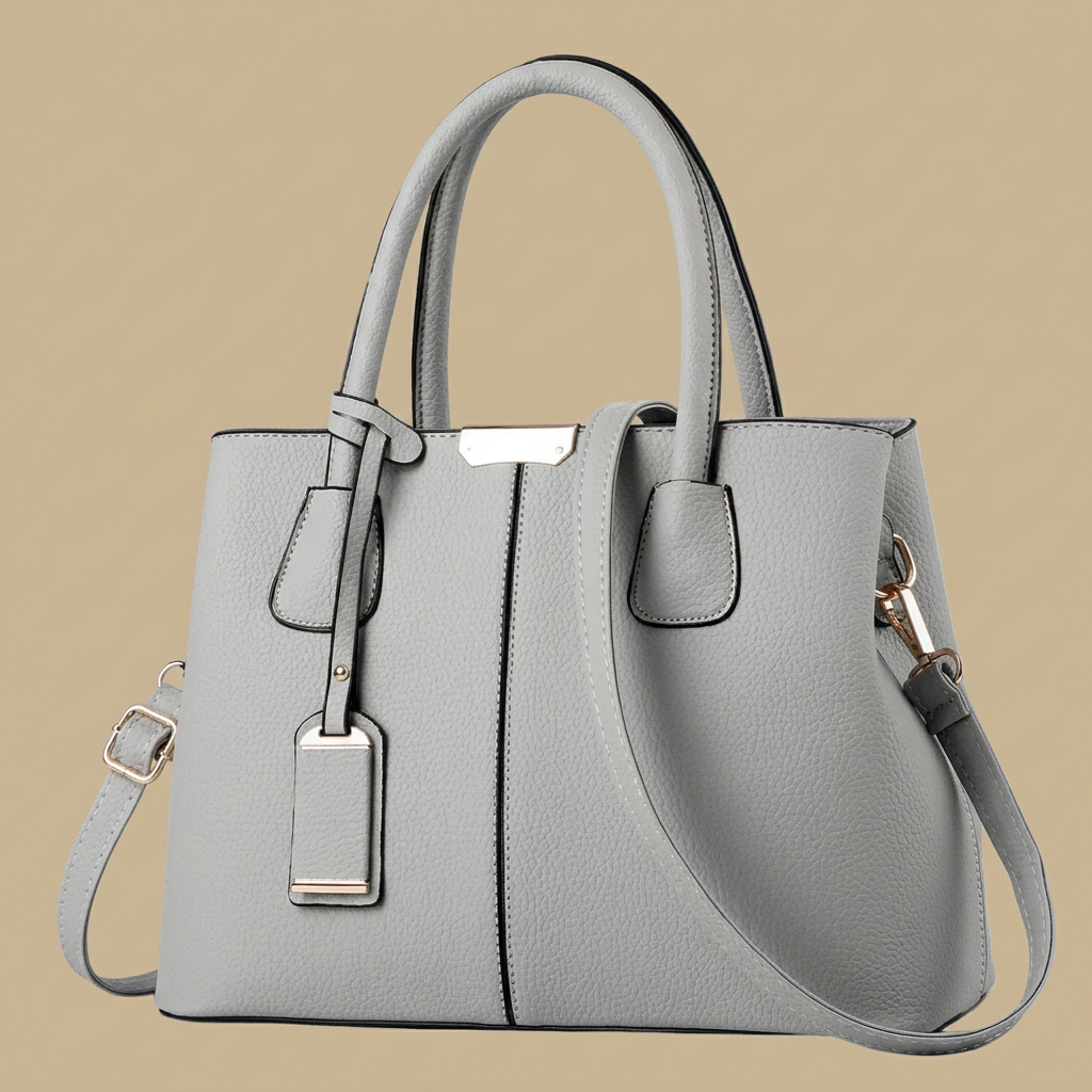 Sac cabas Nasa grainé en cuir