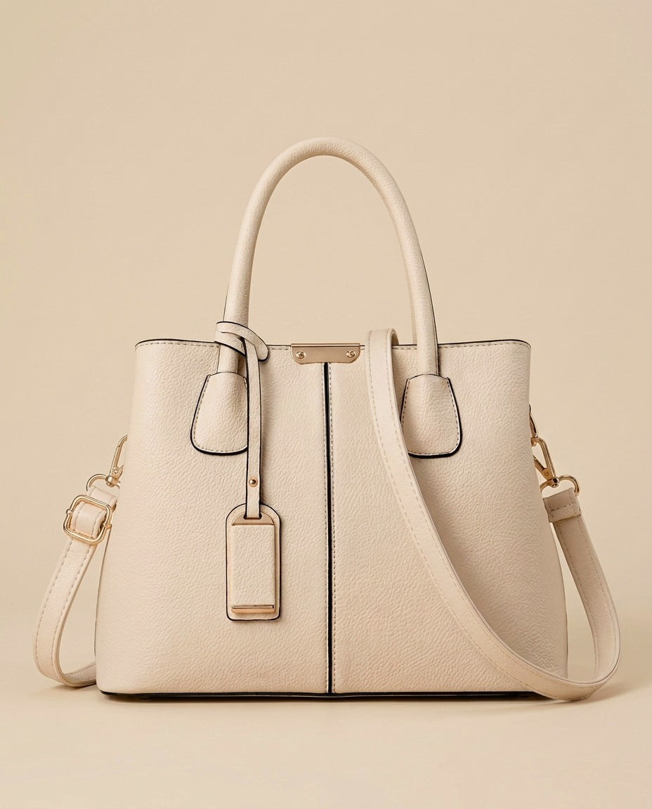 Sac cabas nasa graine en cuir