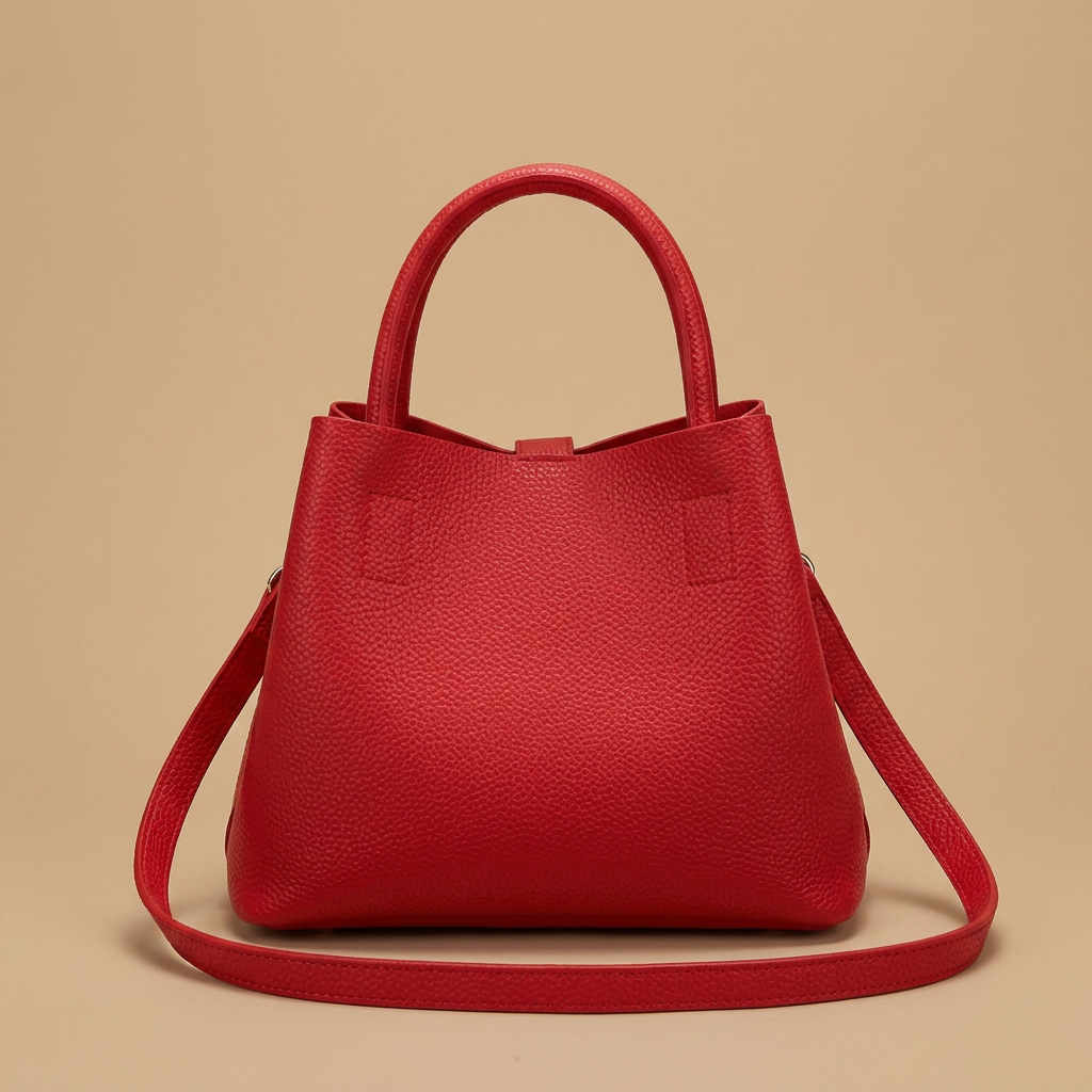 Sac cabas Pome en cuir finitions dorées