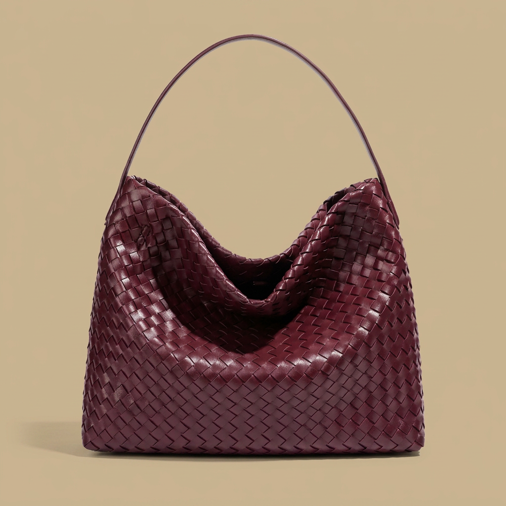 Sac hobo Muro en daim tressé