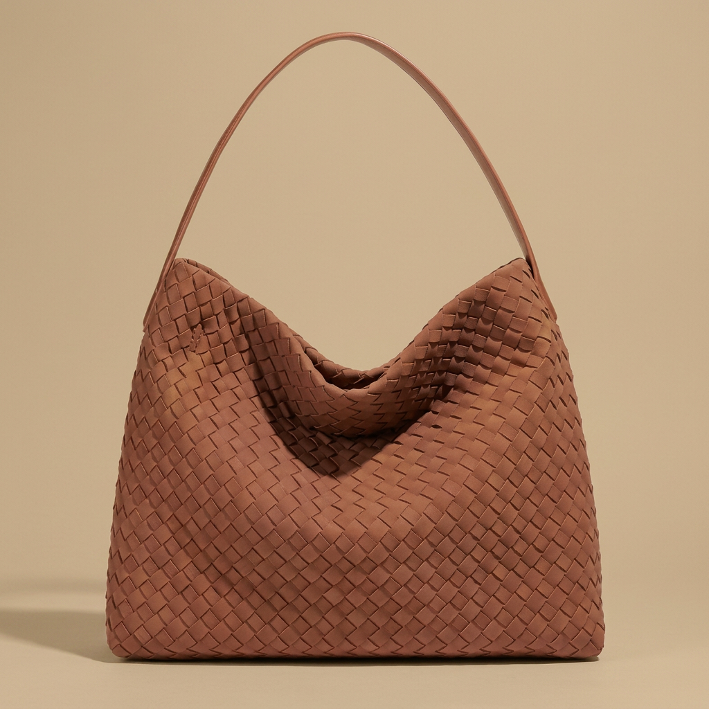 Sac hobo Muro en daim tressé