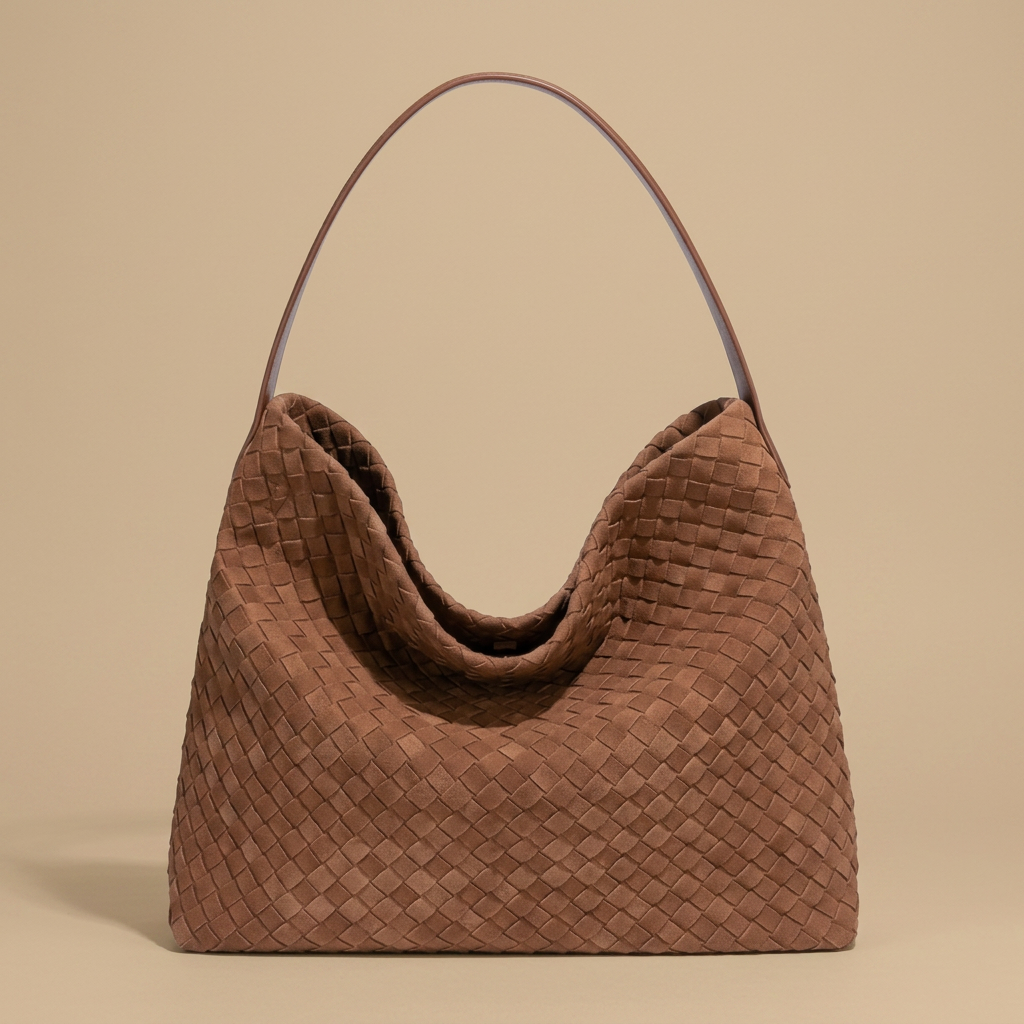 Sac hobo Muro en daim tressé
