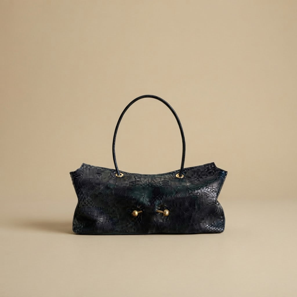 Sac porté épaule Kiri finitions dorées