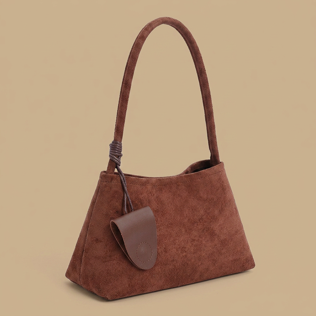 Sac porté épaule Mufu en daim mini