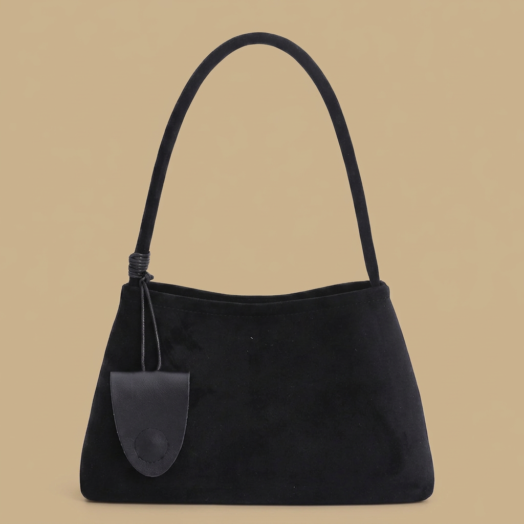 Sac porté épaule Mufu en daim mini