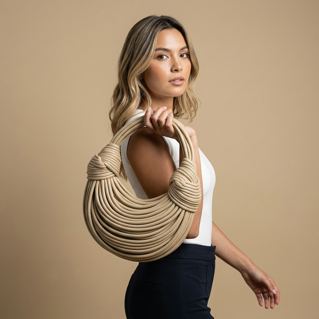 Sac porté épaule Rita finitions dorées