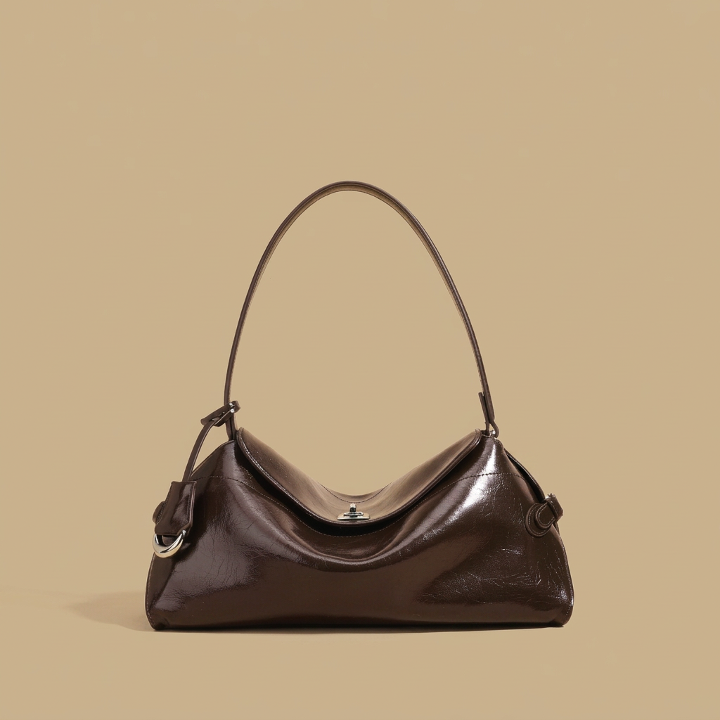 Sac porté épaule Ronu fermoir tournant