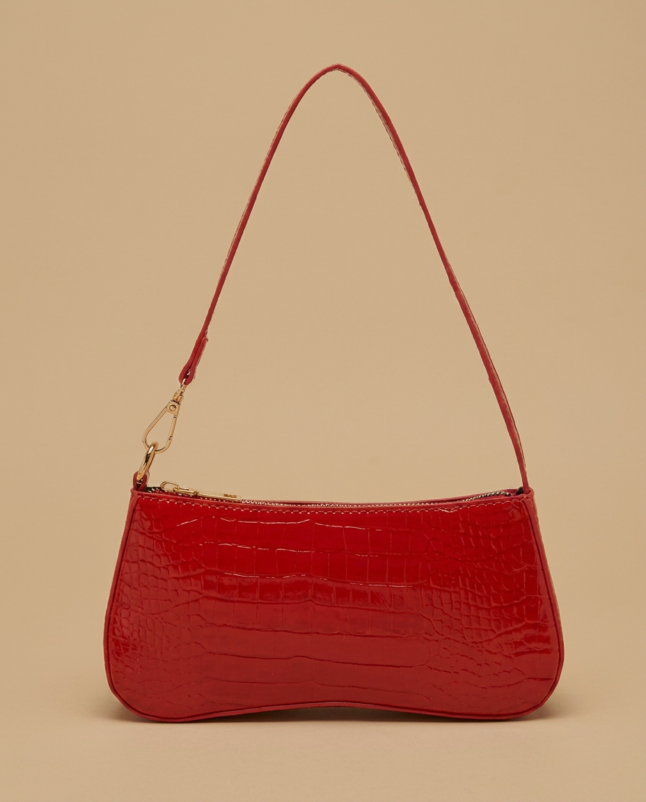 Sac porté épaule Tayo effet croco