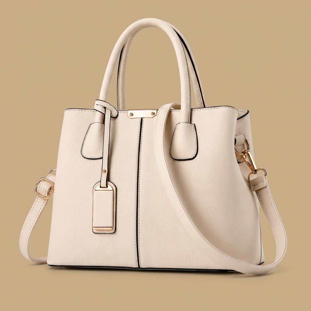 Sac cabas Nasa grainé en cuir