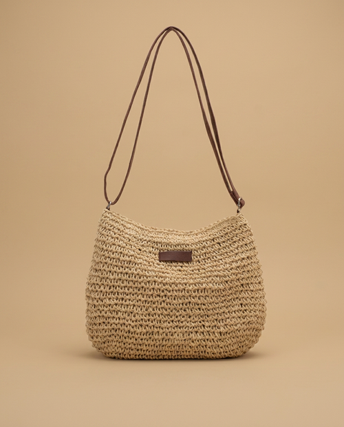 Sac bandoulière Memu tressé en paille