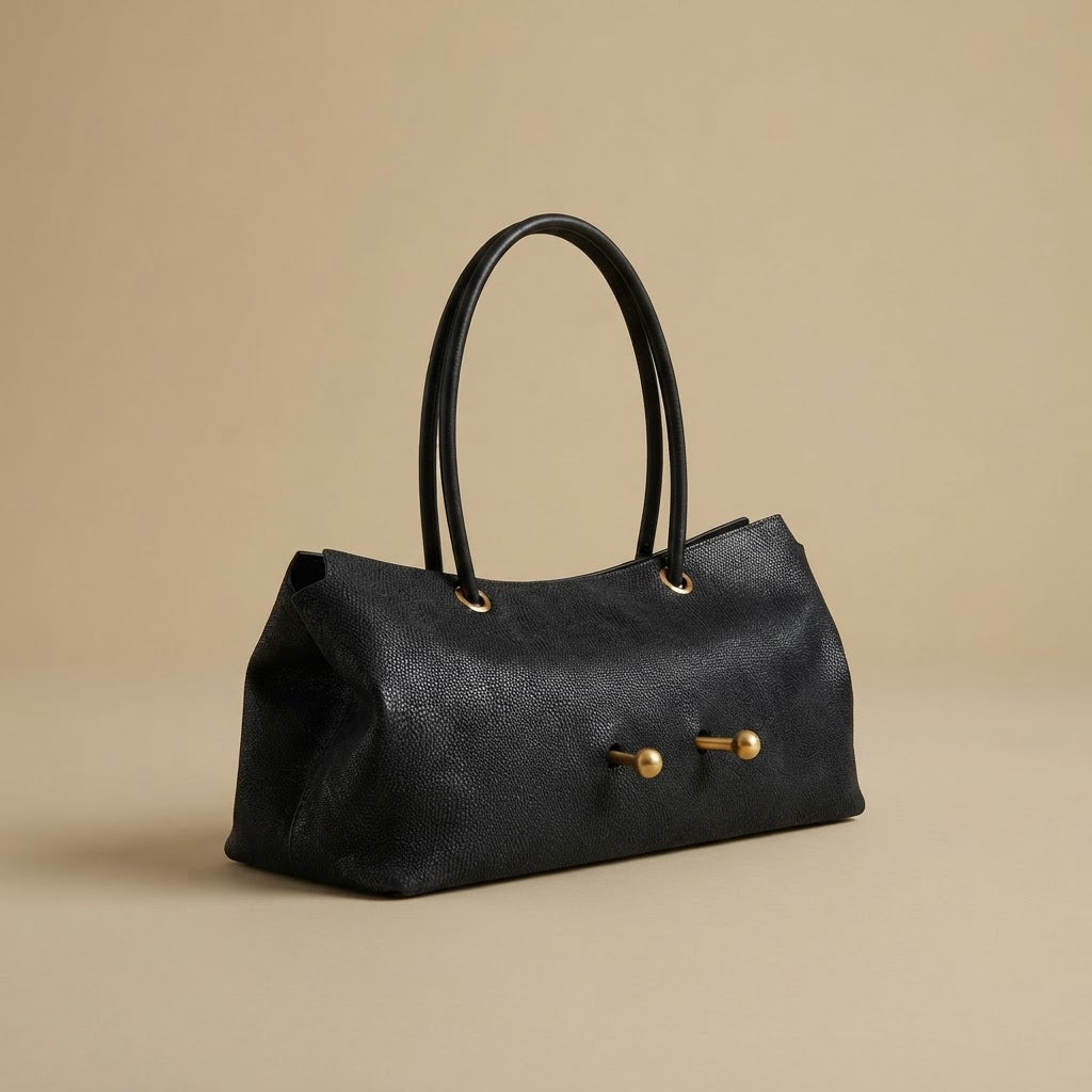 Sac porté épaule Kiri finitions dorées