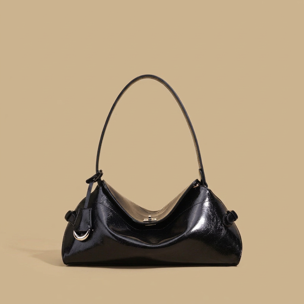 Sac porté épaule Ronu fermoir tournant