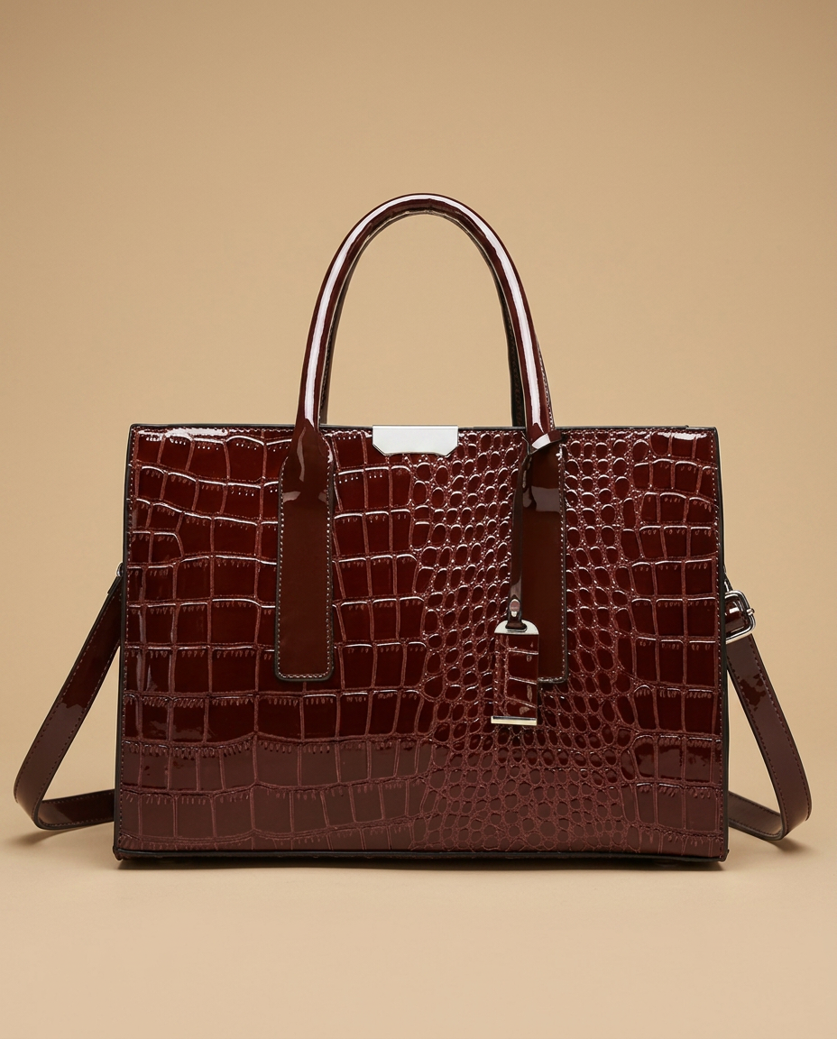 Sac cabas Benu effet croco