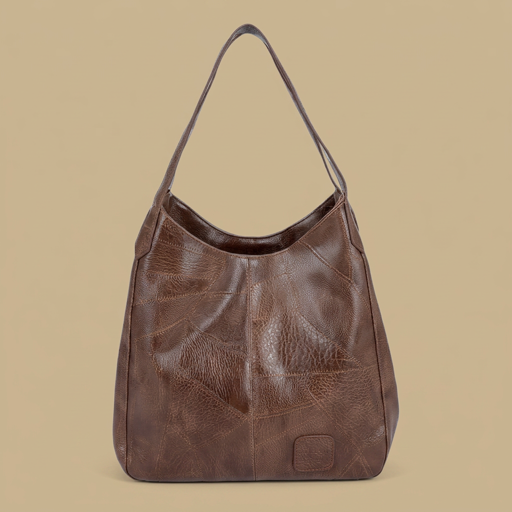 Sac hobo Komi en cuir grand format