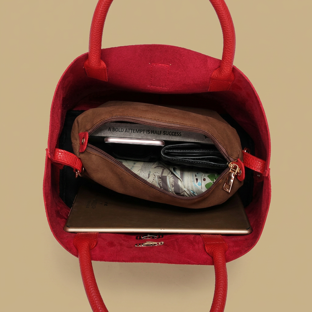 Sac cabas Pome en cuir finitions dorées