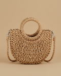 Sac bandoulière Roso tressé en paille