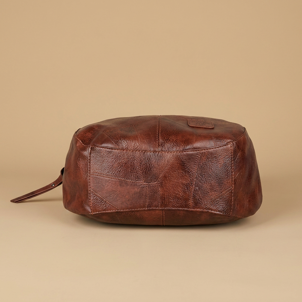 Sac hobo Komi en cuir grand format