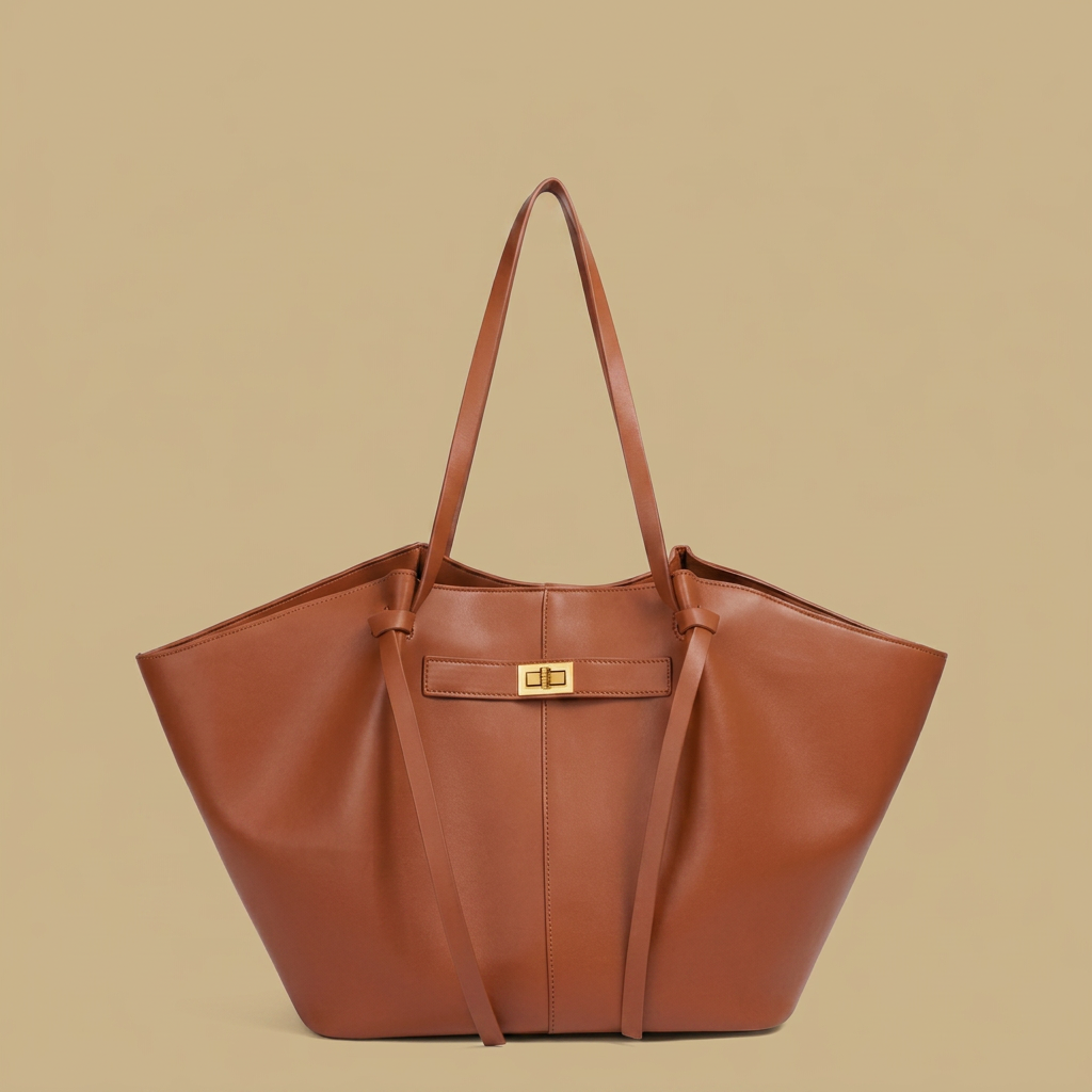 Sac cabas Yora en simili cuir grand format