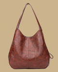 Sac hobo Komi en cuir grand format