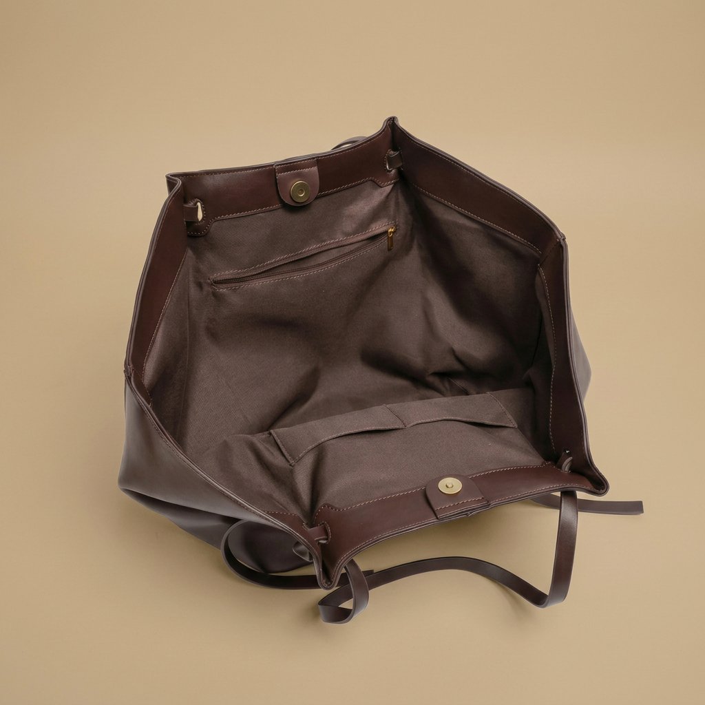 Sac cabas Yora en simili cuir grand format