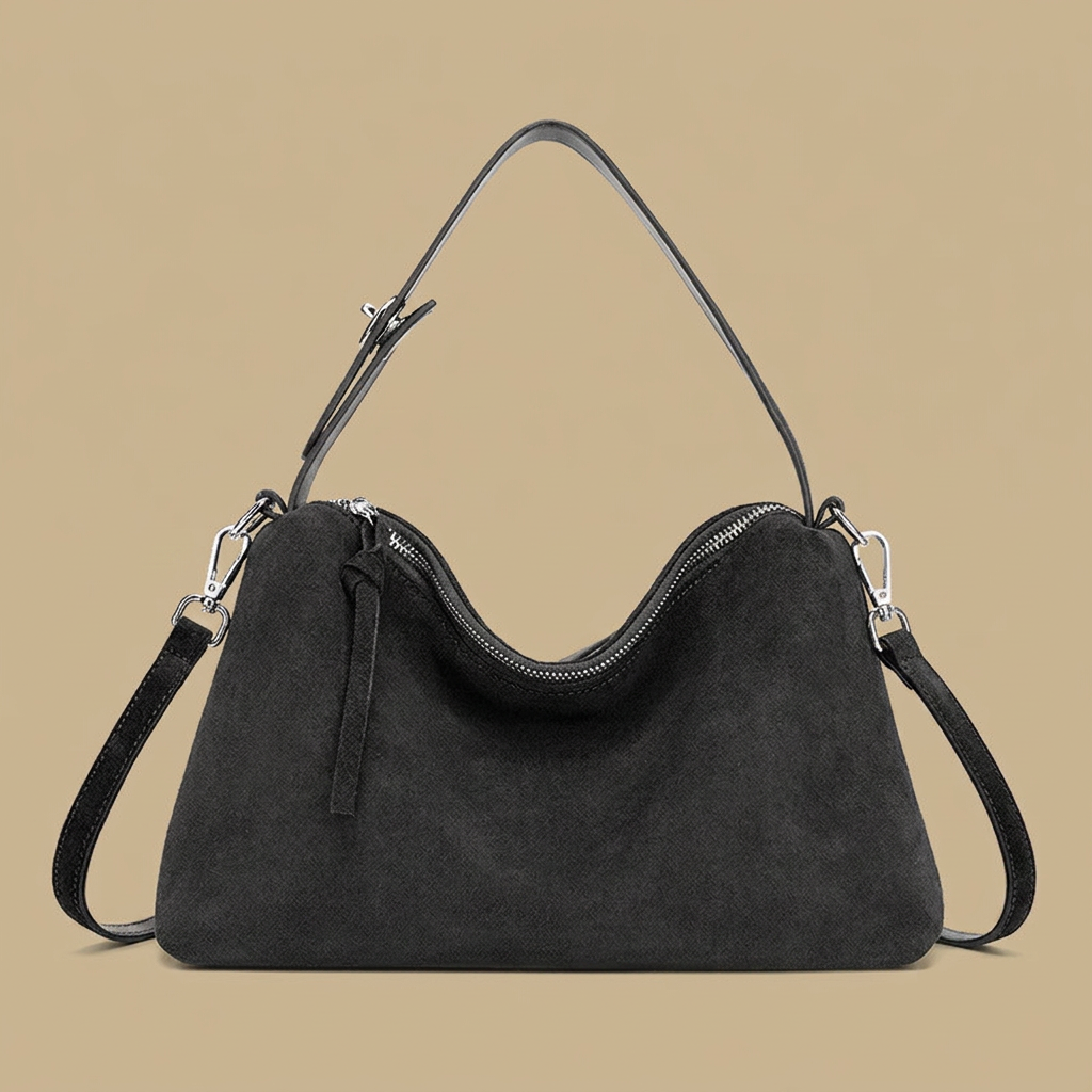 Sac cabas Mome en daim