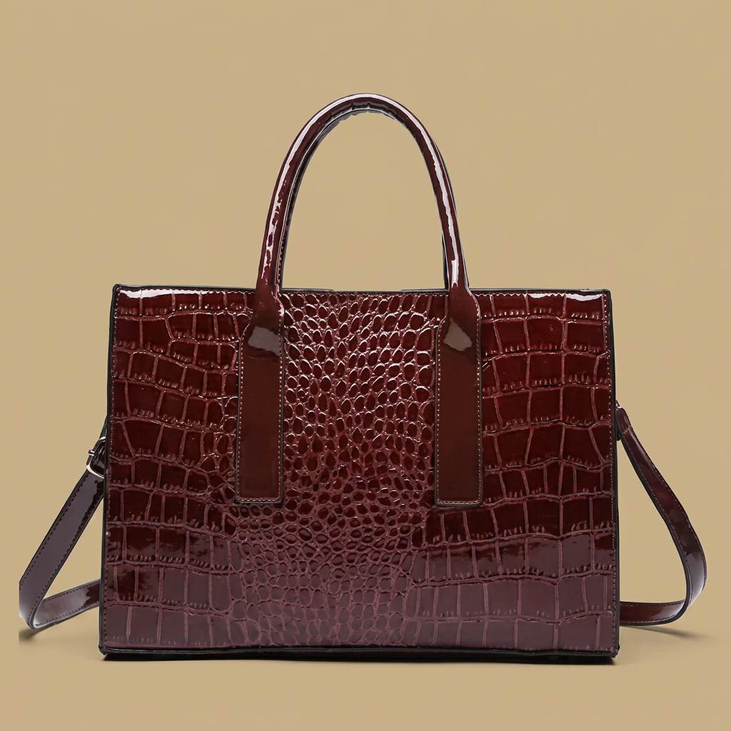 Sac cabas Benu effet croco