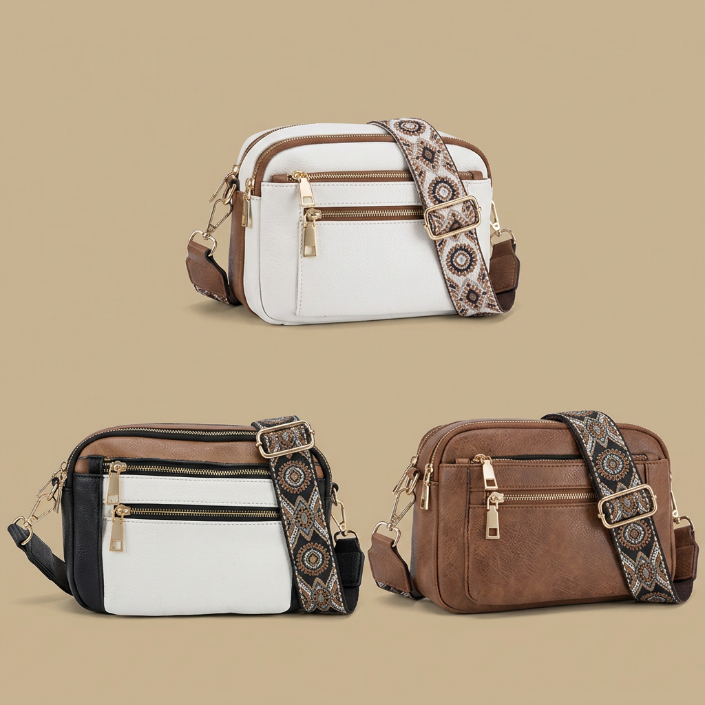 Sac bandoulière Rila brodé